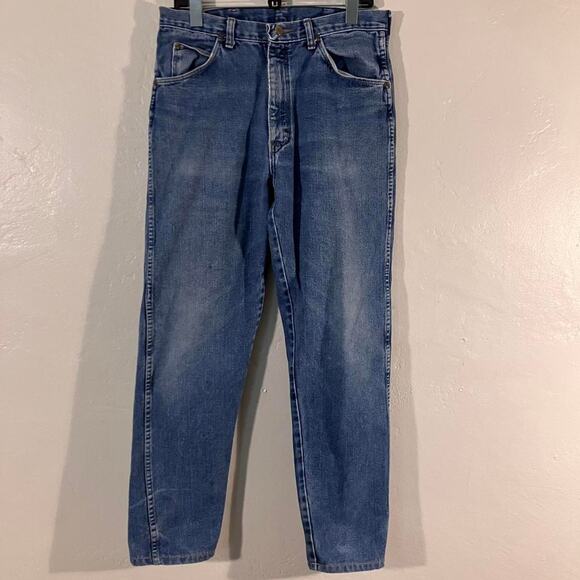 Wrangler Other - Wrangler Vintage 80s Blue Faded Made in USA Denim Workwear Jeans